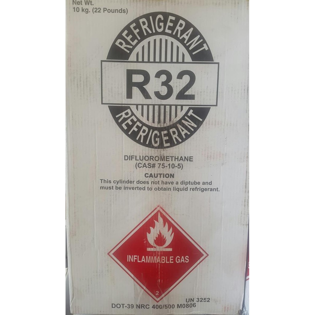 Freon Refrigerant R32 ( 22 lbs / 10 kg )