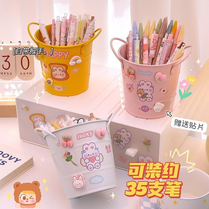 

TEMPAT PENYIMPANAN EMBER SERBAGUNA BAHAN LOGAM- DENGAN STIKER KARTUN