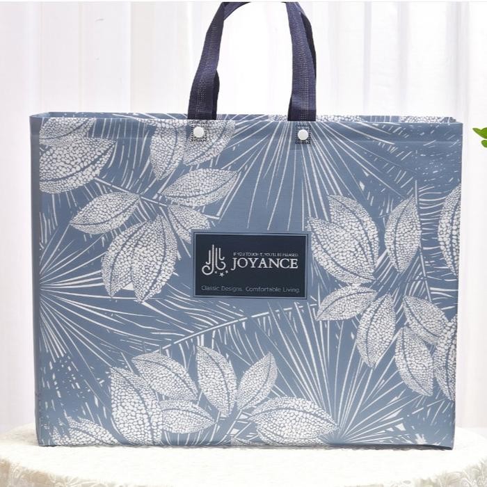 

Tas Belanja / Tote Bag Spunbond Kain Motif Premium Kantong Tas Kado Gift 49X40X12CM
