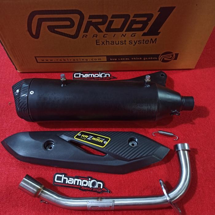 KNALPOT STANDAR RACING ROB1 KAZAMA MIO SPORTY MIO SMILE MIO SOUL KARBU