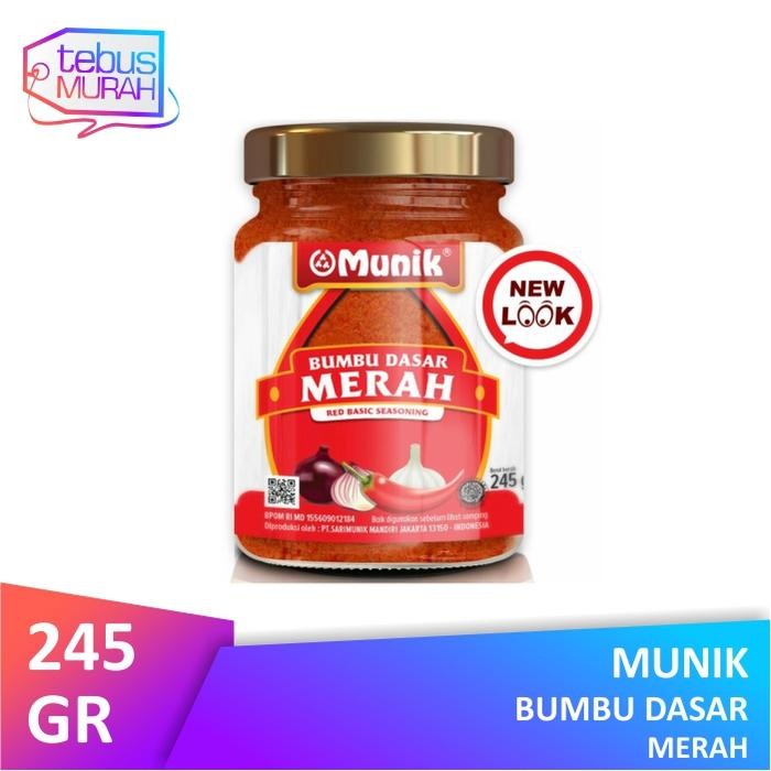 

Stok Baru Munik Bumbu Dasar Merah 245gr