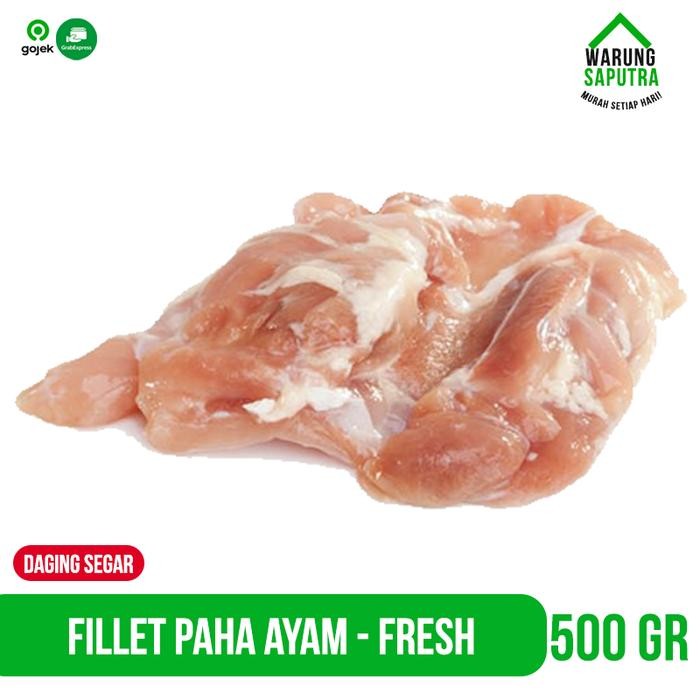 

Pilihan- Fillet Paha Ayam Tanpa Kulit Segar 500G