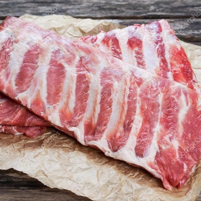 

Pilihan- Iga Babi Impor Pork Spare Ribs