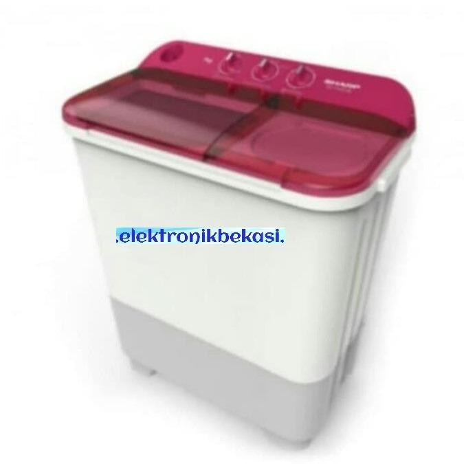 MESIN CUCI SHARP 75NT / MESIN CUCI SHARP 2 TABUNG 7KG