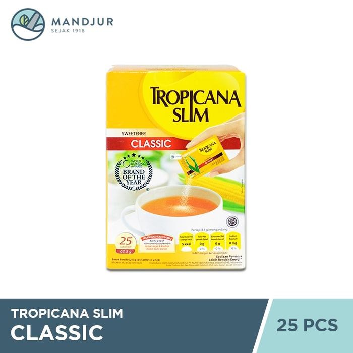 

ORIGINAL Tropicana Slim Classic 25 Sachet - Sediaan Pemanis Gula Tabur READY STOCK