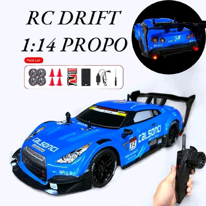 Pilihan- Mobil Remote Control Rc Drift Propo 2,4Ghz Full Speed Power Upgrade Batere Cadangan