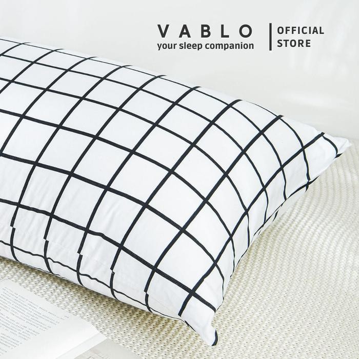 Pilihan- Vablo Bantal Lumbar Cushion Memory Foam Micro - Motif Putih