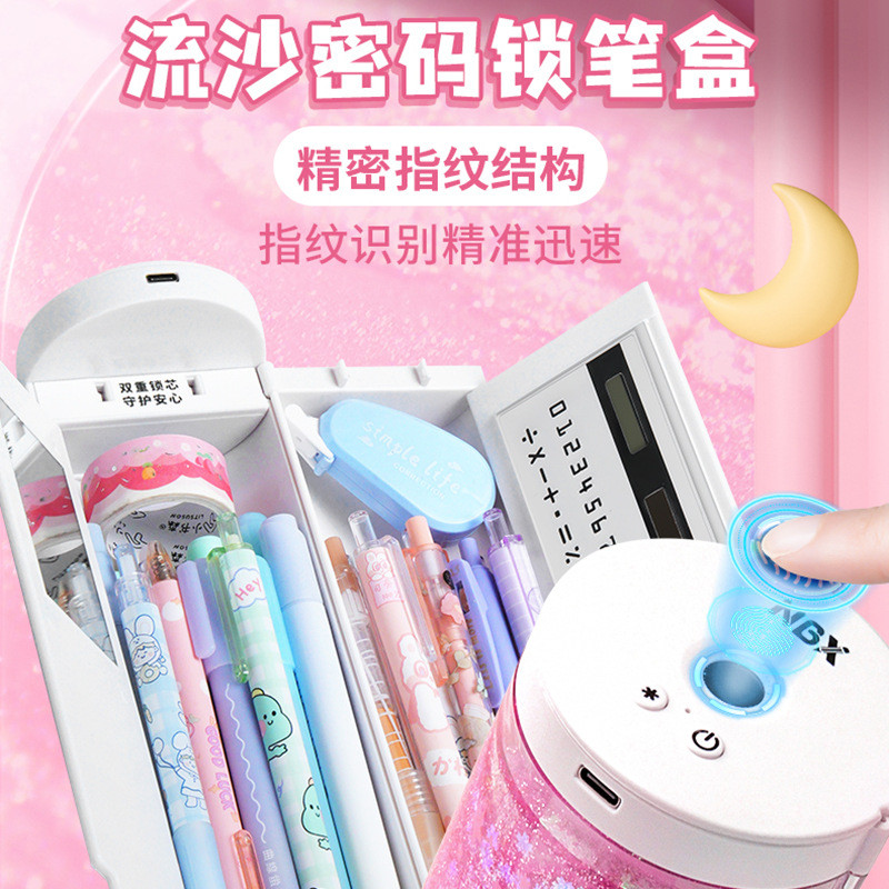 

Kotak Pensil Pintar Sidik Jari Anak - Hadiah Ulang Tahun, Sekolah, Anti Curi, Baterai Tahan Lama, Unik, Lucu, Bonus Kalkulator + Cermin + Pulpen |1H8OPEM6|