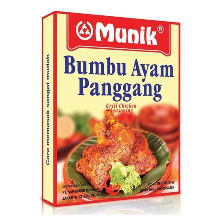 

Stok Baru Bumbu MUNIK AYAM PANGGANG 150 grm