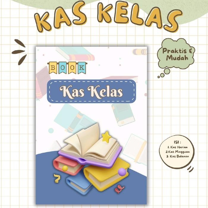 

New BUKU KAS KELAS HARIAN MINGGUAN BULANAN/BUKU KAS KELAS MURAH