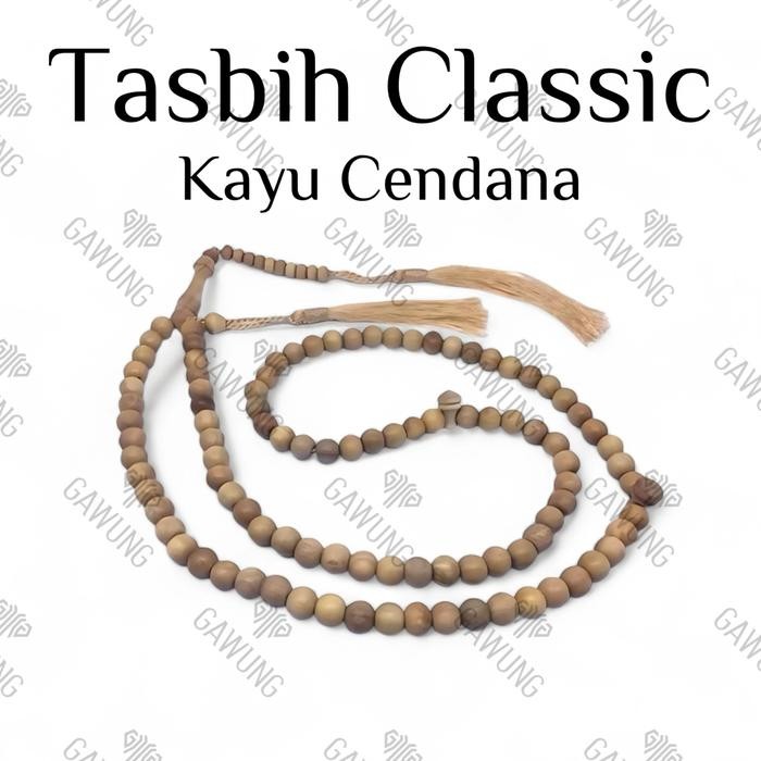 Kalung Tasbih Kayu cendana wangi asli tasbih cendana wangi - TTCE