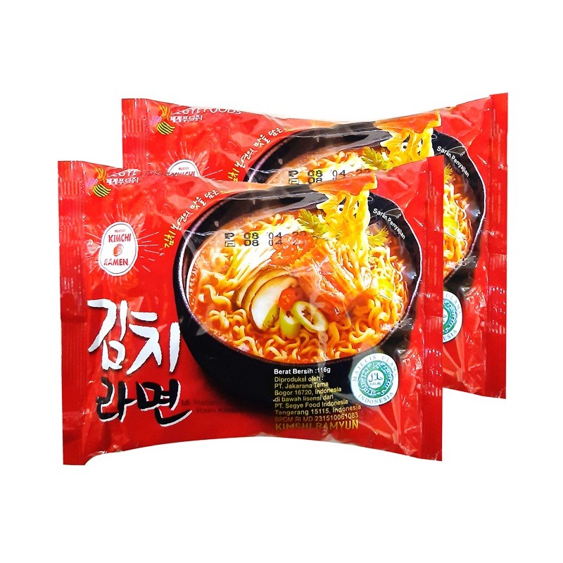 

S15857 SEGYE FOODS KIMCHI RAMYUN MIE KOREA 116GR MAJU BERSAMA (20250913)