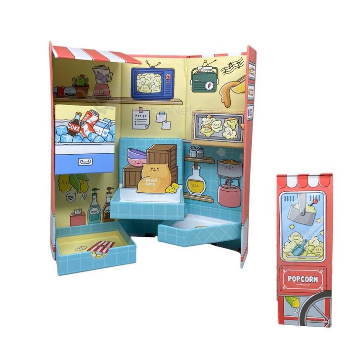 

Kotak Pensil Karton Rak Berdiri Tingkat Pencil Case Box Unik Lucu Fancy