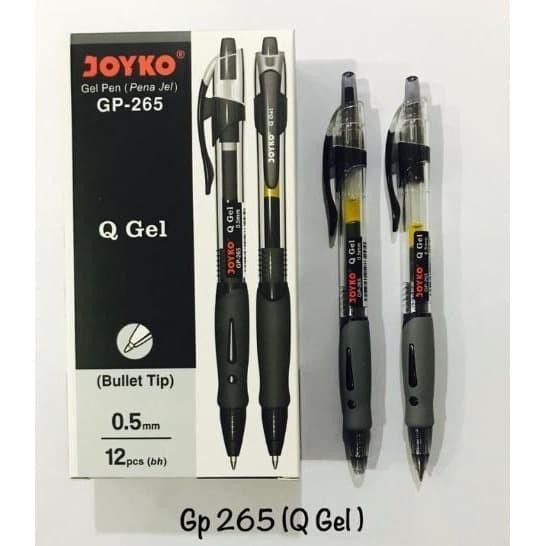 

OJ Bolpen Q Gel Joyko GP-265 / Bolpoint cetek / Bulpen / Pulpen Hitam