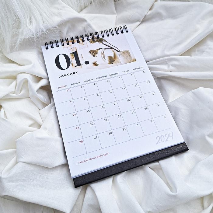 

OJ Kalender Meja Minimalis 02 Premium / Desk Calendar Aesthetic