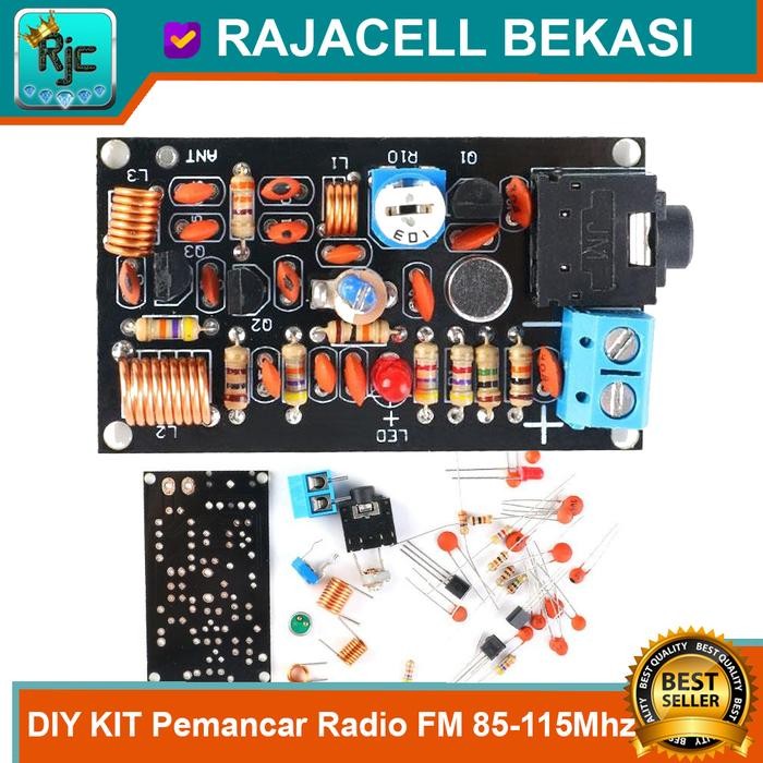 Pilihan- Diy Kit Pemancar Radio Fm Wireless Mic 85-115Mhz Transmitter 100M-1Km