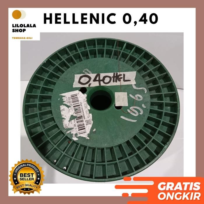 Pilihan- Kawat Tembaga Email 0,40 Hellenic 0,40 0.40 Mm Gulung Dinamo Trafo Tamiya Generator