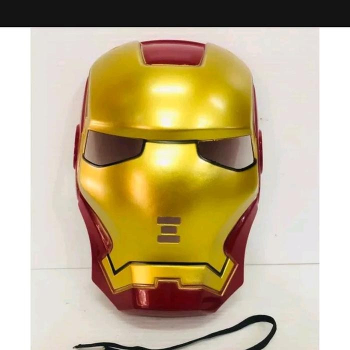 ASLI TOPENG ANAK ANAK IRONMAN IRON MAN SPIDERMAN BATMAN BETMEN READY STOCK