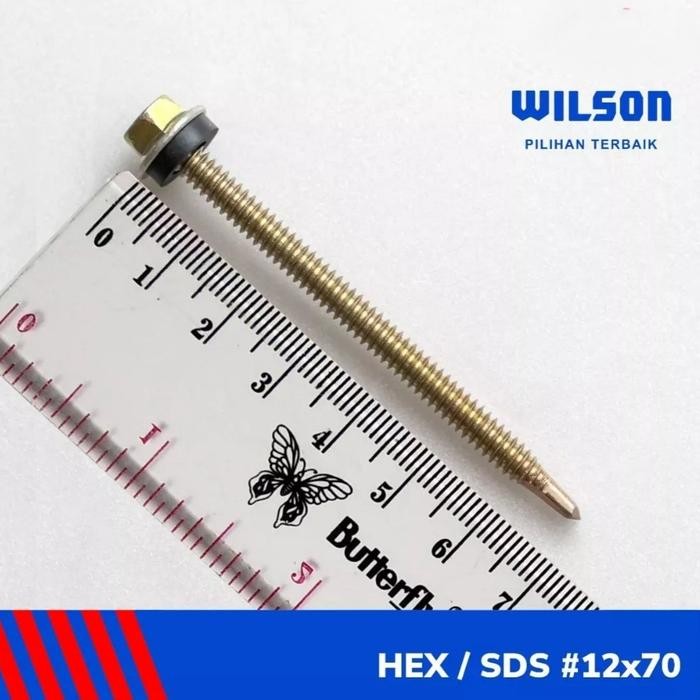 Pilihan- Baut Roofing Baut Baja Ringan Skrup Baja Ringan Skrup Roofing 7 Cm 7Cm
