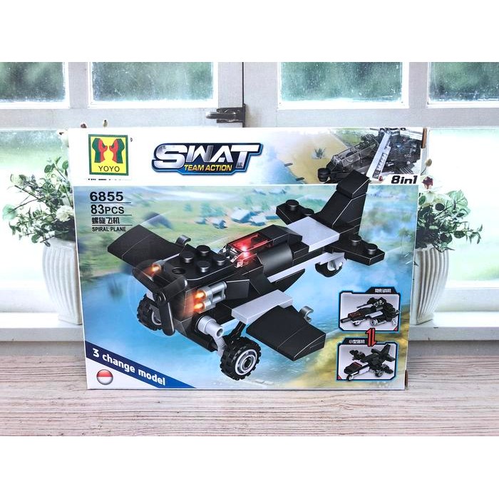 Pilihan- Lego Yoyo Swat Team Action Spiral Pesawat Plane