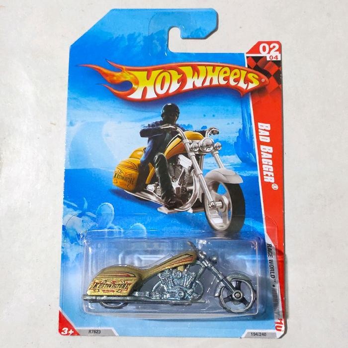 Pilihan- Hotwheels Hot Wheels Bad Bagger Gold 2010 Race World