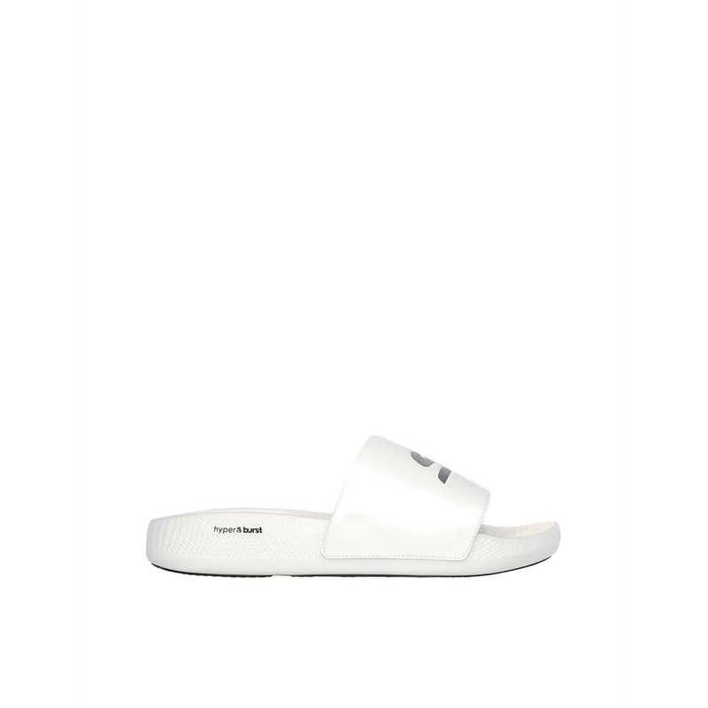 SEPATU ORI SKECHERS SANDAL HYPER SLIDE WHITE ( SKE246020WHT ) ORIGINAL RESMI 100%