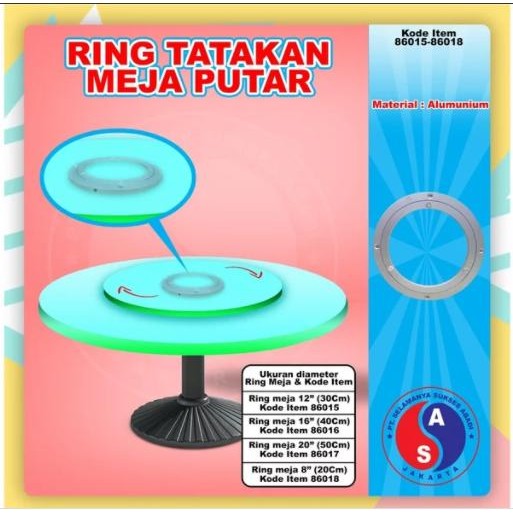 REL RING PUTAR TATAKAN MEJA MAKAN PUTAR 30 cm kolaher 12
