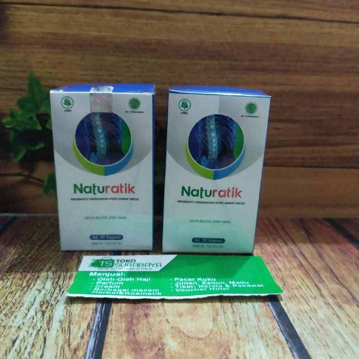 NATURATIK ORIGINAL ASLI 30 KAPSUL ANTI NYERI SENDI COD GRATIS ONGKIR