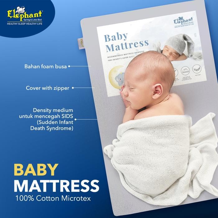 Dialogue Baby - Matras Bayi / Kasur Bayi / Mattress Baby Busa Elephant 10 Cm