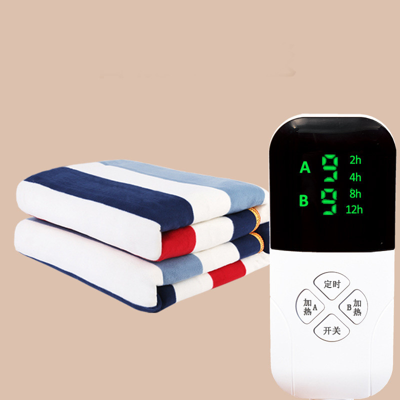 220V Electric Blanket Thicker Heater Double Body Warmer  Heated Blanket Thermostat Electric Heating 
