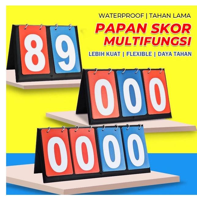 Papan Skor Score Board Papan Skor Futsall Sepak Bola Badminton Billiard Voli Bulu Tangkis Papan Skor