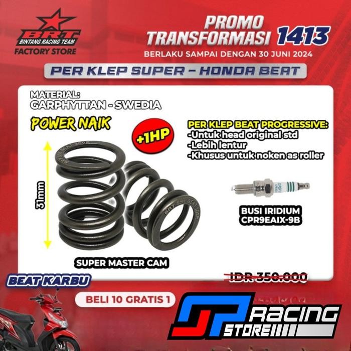 PER KLEP SUPER SWEDIA HONDA BEAT KARBU - BRT PROMO 1408