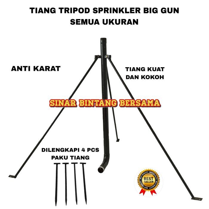TIANG TRIPOD SPRINKLER BIG GUN KAKI 3 TRIPOD SPRINKLER PENYIRAMAN