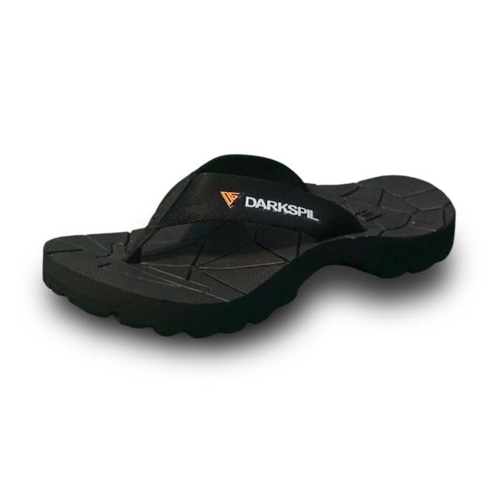 Eiger - Sandal Gunung Darkspil-Sandal Jepit Hitam Pria Wanita 36-43. Outdoor Flexible Ringan Karet