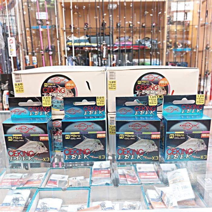 Benang Pancing PE Relix Nusantara Ceking Ebek X3 300M Multi Colour / Senar Pancing Warna Warni
