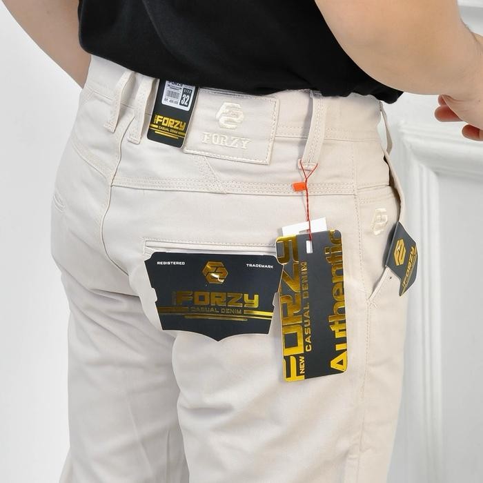 Celana Panjang Pria Forzy Casual Model Reguler Fit Standar Kain Kanvas Tebal Promo 