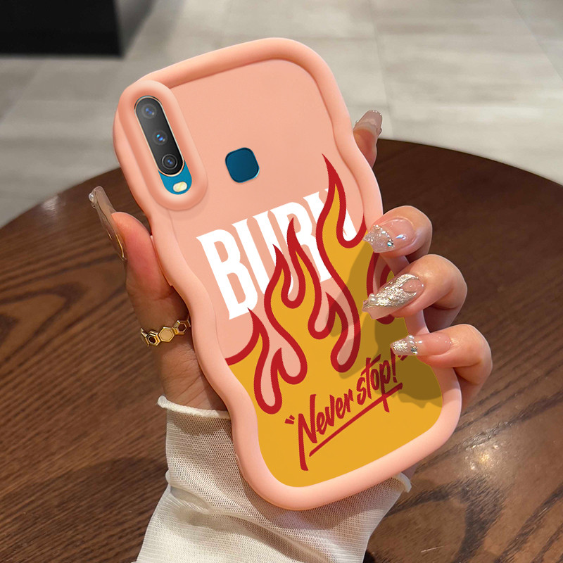 Casing HP Untuk VIVO Y12 Y12i Y15 Y17 Y3 Y3s 2020 Case Semangat berapi-api ponsel Girls' favorites K