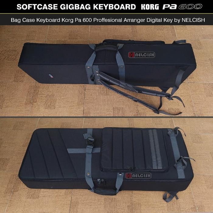 Softcase Tas Gigbag Keyboard Korg Pa600 Proffesional Arranger Digital Bag Case Korg Pa 600 Ransel