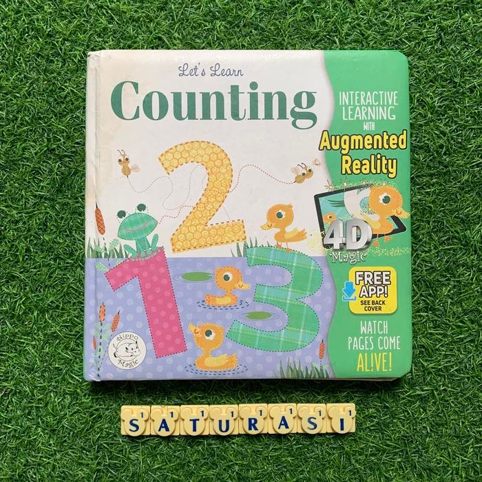 DEFECT Board Book Counting - Buku Preloved Anak Import