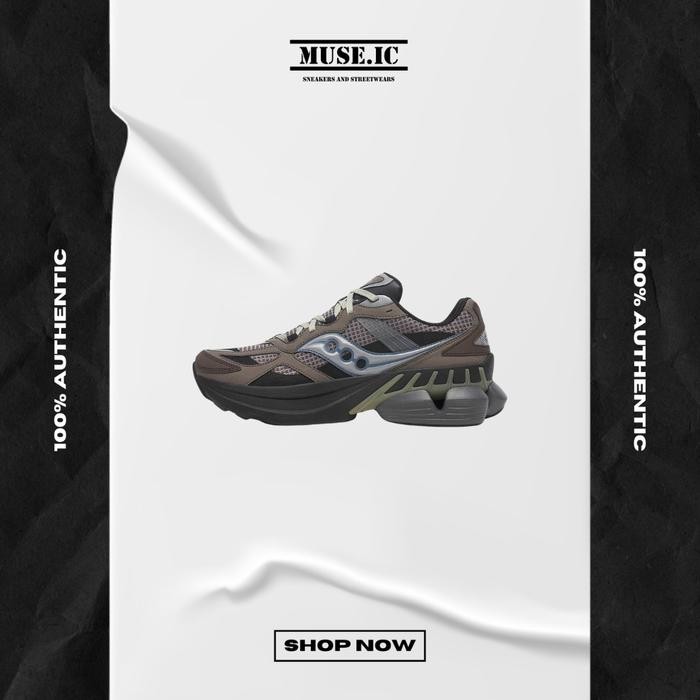 Saucony Grid Nxt Brown Silver