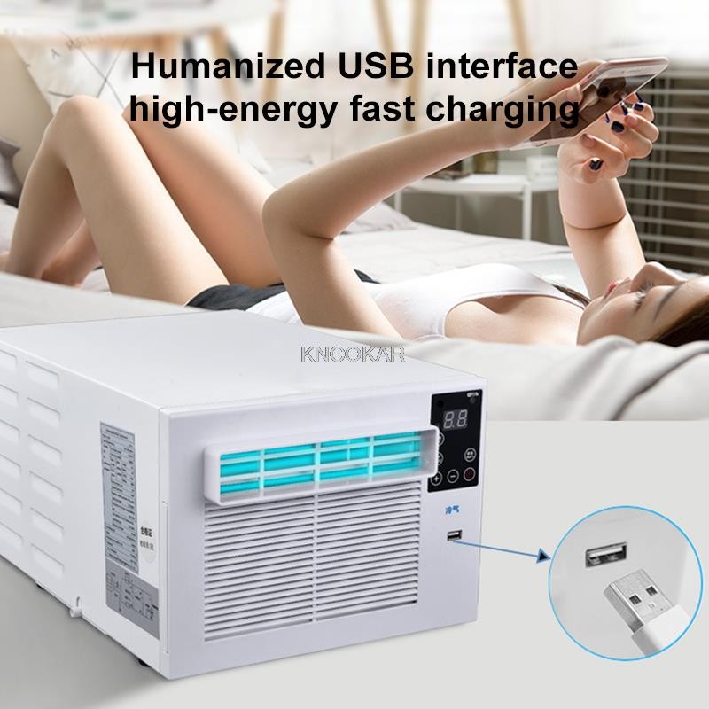 Room Dormitory Portable Air Cooler Remote Control Small Desktop Refrigeration Air Conditioning Fan P
