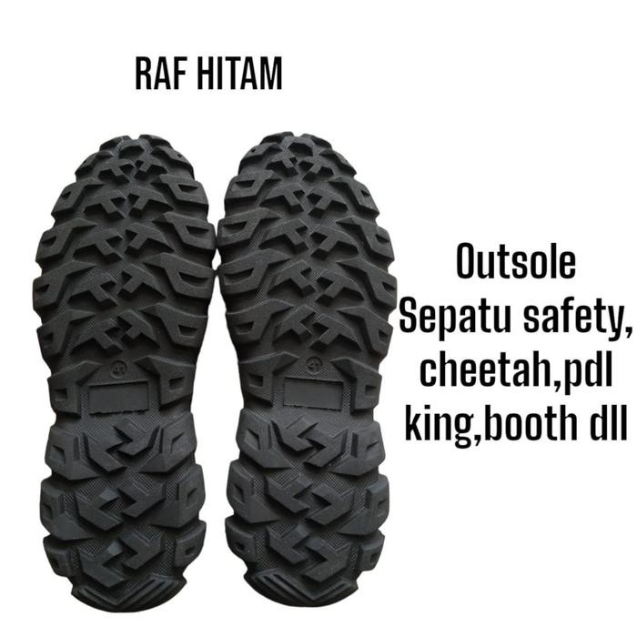 Outsole sepatu safety trekking hikking cheetah/alas sepatu outdor karet asli anti slip Shoe Outdoor