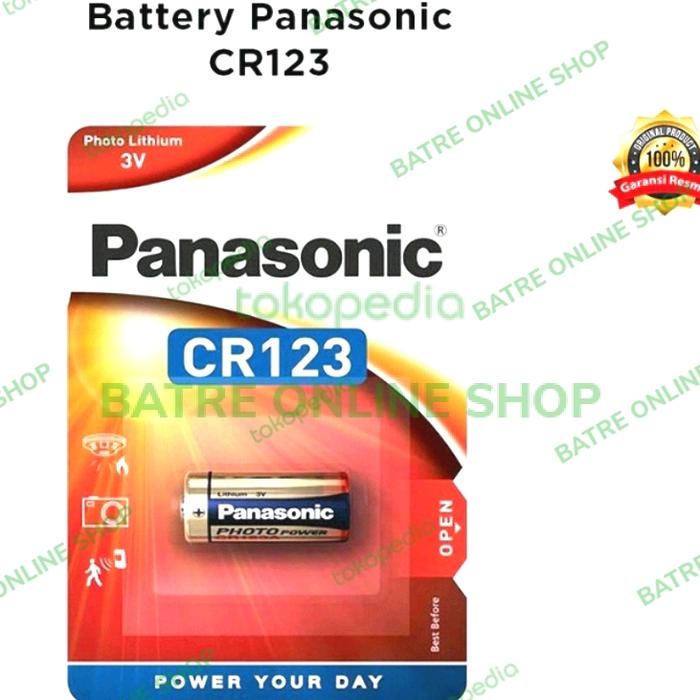 PANASONIC CR123 CR123A 3V LITHIUM BATERAI BATRE CR123 3V PANASONIC 123