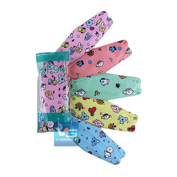 New Masker KF 94 KF94 Anak Motif Mouson isi 10