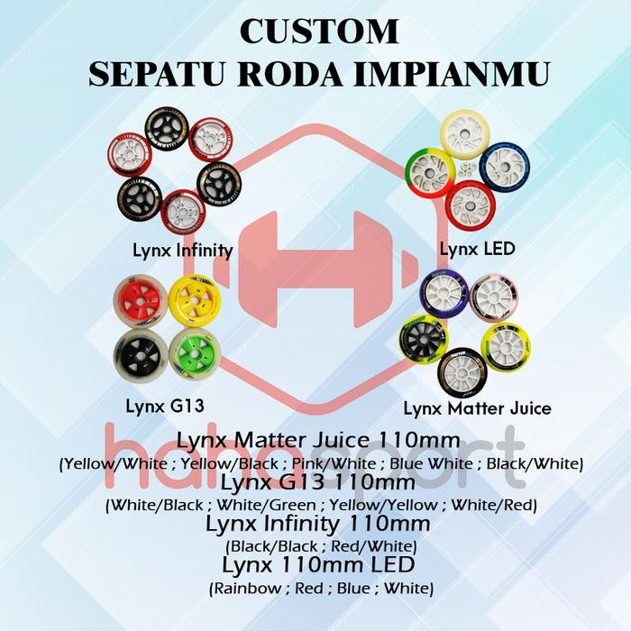 Sepatu Roda LYNX CUSTOM XLITE 7