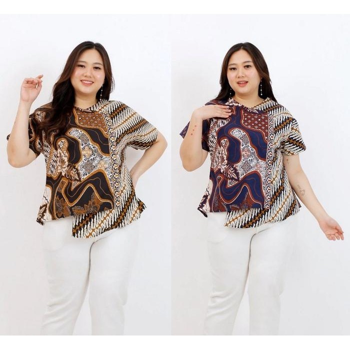 Blouse Baju Batik Wanita Premium Jumbo Big Size Baju Hamil 292 B Kekinian Xxl Xxxl Branded Cewek
