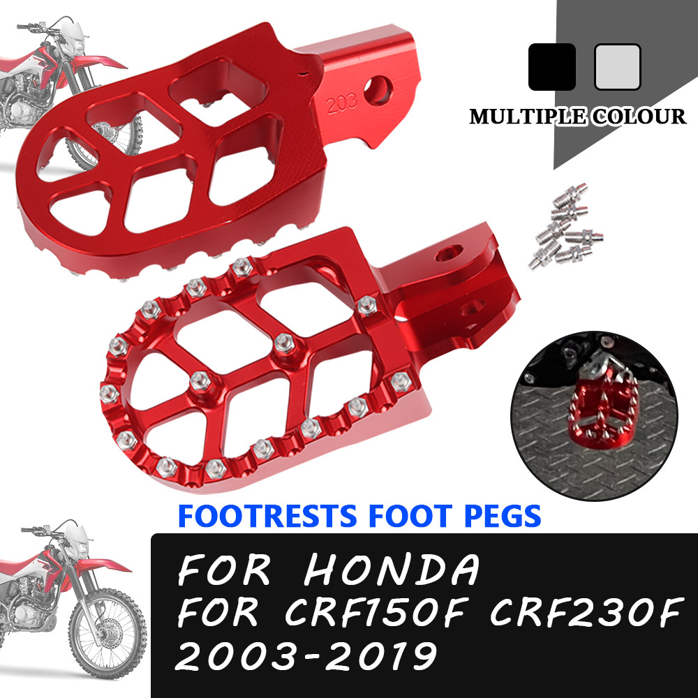 Motorcycle Accessories Footrest Footpegs Foot Pegs Rests For Honda CRF150F CRF230F CRF 150 230 F CRF