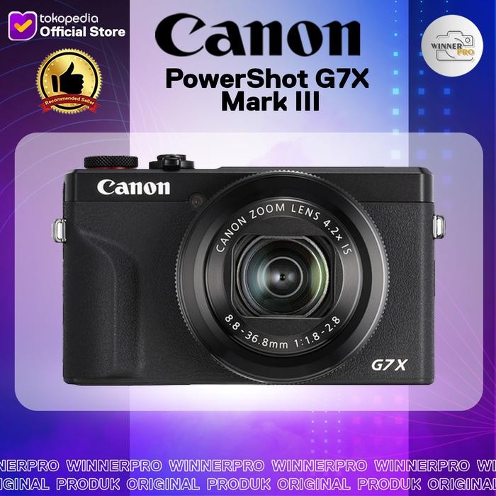 CANON POWERSHOT G7X MARK III - KAMERA CANON G7X MARK III