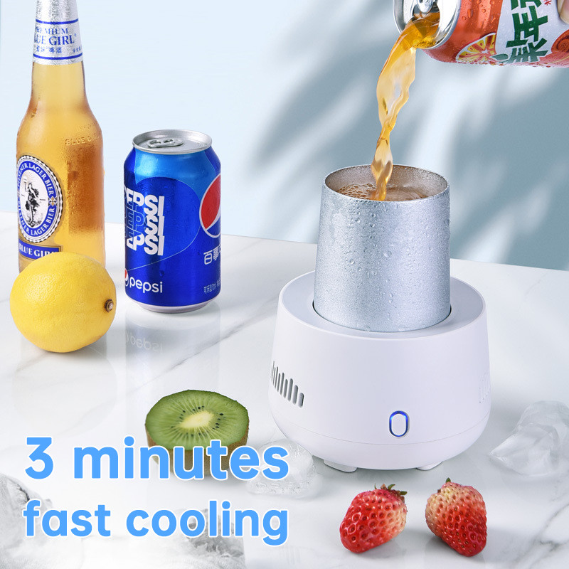 Portable Fast Cooling Cup Electronic Refrigeration Cooler Beer Bottle Can Water Soda Drinks Cooling 
