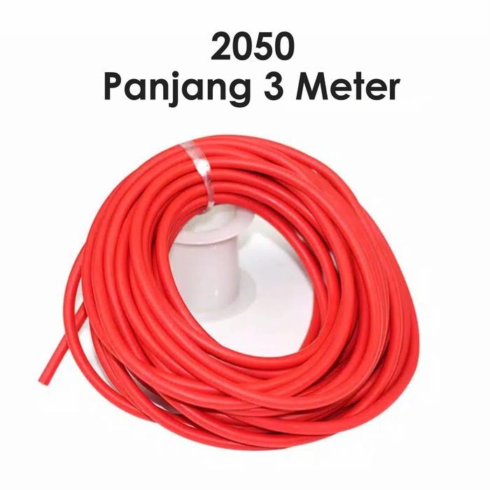 q9v5- Karet Ketapel 5Mm 2050 Merah Panjang 3 M
